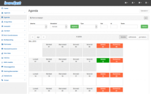 Gestionale screen agenda